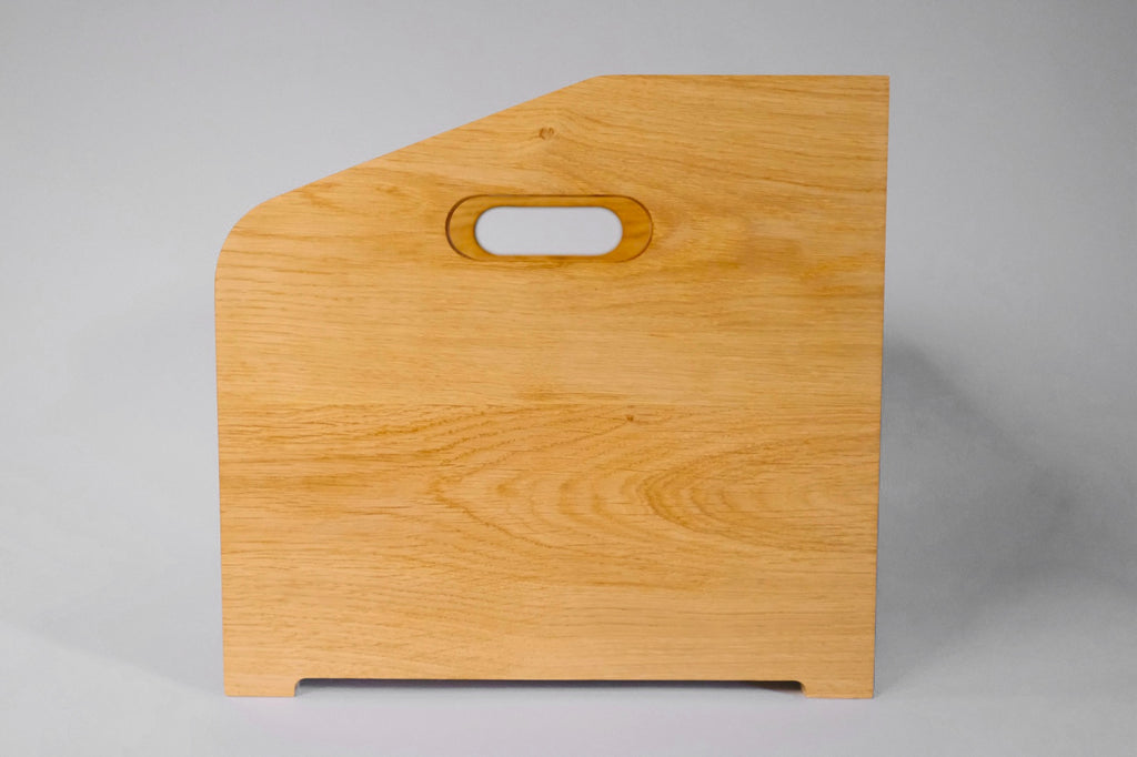 12" Solid oak vinyl record box